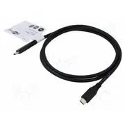 Cable Thunderbolt 3,Thunderbolt 4,Usb 3.2 1M black 4K Pvc  Goobay-74200 74200