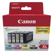 Canon Pgi-1500Xl Ink Cartridge Bk/C/M/Y  9182B010 8714574679037
