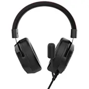 Conceptronic Athan02B austiņas un brīvroku komplekts Vadu Speļu Usb Type-A Melns  4015867226407