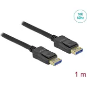 Delock Displayport cable 10K 60 Hz 54 Gbps Abs housing 1 m  80261 4043619802616