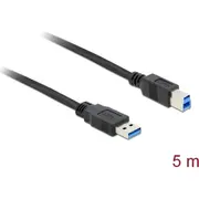 Delock Usb 5 Gbps Cable Type-A male to Type-B m black  85070 4043619850709