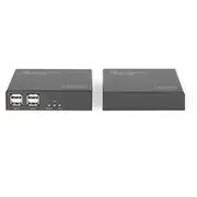Digitus 4K Hdmi Hdbaset 2.0 Kvm Extender Set, 100 m  Ds-55505 4016032472667