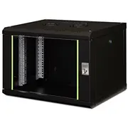 Digitus  Wall Mounting Cabinet Dn-19 07-U-Sw Ip protection class Ip20 Front door Glass door, single opening type mounting cabinet Equipment depth min.-max. 305-370 mm Load capacity 100 kg Dimensions 420 x 600 45 4016032257639