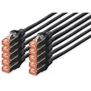 Digitus Cat 6 S/Ftp patch cord, 10 units  Dk-1644-050-Bl-10 4016032442196 Wlononwcrpnli