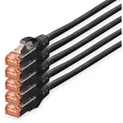 Digitus Cat 6 S/Ftp patch cord, 5 units  Dk-1644-100-Bl-5 4016032442363 Wlononwcrpn82