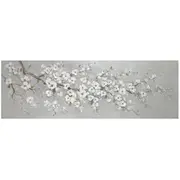 Eļļas glezna 50X150Cm, balti ķiršu ziedi  84079 4741243840799