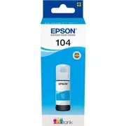 Epson 4Lb 104 Ecotank Cyan ink bottle  C13T00P240 8715946655819
