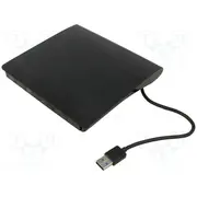 External Dvd drive black Usb A 3.0 146X145X16Mm  Qoltec-51857 51857