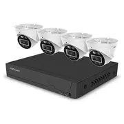 Foscam Fna108E-T4-2T Lan Ip-Überwachungskamera-Set 8-Kanal mit 4 Kameras 3840 x 2160 Pixel  6954836008690 136051