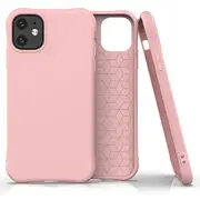 Fusion Solaster Back Case Silikona Aizsargapvalks Priekš Apple iPhone 11 Pro Max Rozā  4752243006627 Fsn-Bc-Sol-Iph11Pm-Pi