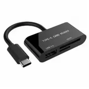 Gembird Card Reader Usb Type-C Sdxc Sd Micro-Sd 2.0 Female  Uhb-Cr3-02 8716309100793