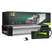 Green Cell E-Bike Battery 36V 20Ah Li-Ion Rear Rack with Charger  Ebike74Std 5904326371958