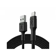 Green Cell Gc Powerstream datu pārraides un uzlādes vads  Usb-A uz Lightning 1.2M Kabgc21 5907813963537 85044030