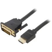 Hdmi to Dvi Cable 1.5M Vention Abfbg Black 