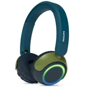 Philips on-ear austiņas ar Bluetooth bērniem, zilas/zaļas  Tak4200Ct/00 4895229158962