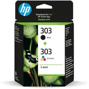 Hp 303 2-Pack Black/Tri-Color Ink Cartri  3Ym92Ae 192545863971