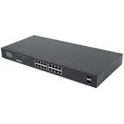 Intellinet 561259 tīkla pārslēgs Nepārvaldīts Gigabit Ethernet 10/100/1000 Power over Poe Melns  0766623561259 255636