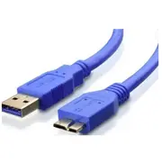 Kabelis Brackton Usb-A Male - Usb Micro B 1M Blue  Us3-Amb-0100.U