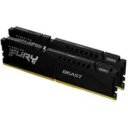 Operatyvinė atmintis Kingston Fury Beast 32Gb Ddr5 5600Mt/S Cl40 2X16Gb, Juoda  Kf556C40Bbk2-32 740617325706 4387323