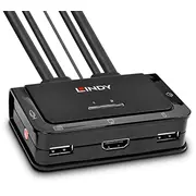 Lindy Compact 2 Port Kvm Switch - switch ports 42340  4002888423403