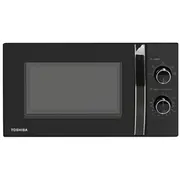 Mikroviļņu krāsns Toshiba Mw Mm20Pbk, 20 L, ar mehānisko vadību, 800 W jaudu  Mm20Pbk 6944271655351