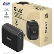 Mobile Travel Charger Usb-C/100W Cac-1908Eu Club3D  8719214472337