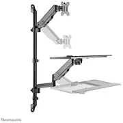 Neomounts Wl90-325Bl1 Sit-Stand workstation wall 17-32 - gas spring  8717371443702 Wlononwcrekxo
