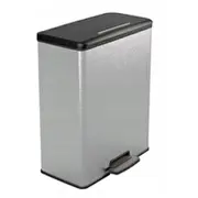 Pedāļspainis metalizēts Deco Bin 65L sudraba  0801128C70 3253921128026