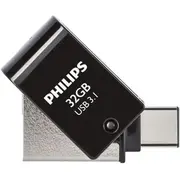 Philips Usb 3.1 / Usb-C Flash Drive Midnight black 32Gb  Fm32Dc152B 8720039510692