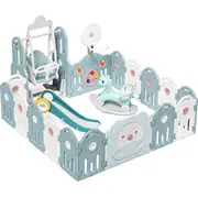 Plastmasas rotaļu mājiņa ar piederumiem inSPORTline Piglino 178 x 184 cm 26669-1 