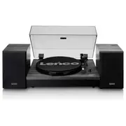 Plašu atskaņotājs Lenco Ls-300Bk Bluetooth with speakers Black  8711902040996