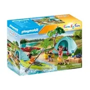 Playmobil Camping Kempings ar ugunskuru 71425  71425P 4008789714251