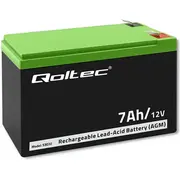 Qoltec Akumulator Agm 12V 7Ah  53030 5901878530307 Ups-A-Qol-001