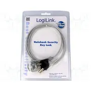 Security wire silver Features key protection 1.5M laptop  Nbs003