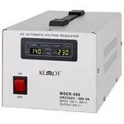 Sprieguma stabilizators vienai fāzei 230Vac 500Va Avr Servo  Urz3425 5901890048927