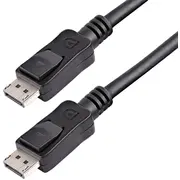 Startech.com Displayport Kabel mit Verriegelung Stecker/Stecker - Dp 4K Displayport-Kabel M 3,0M geformt, verriegelt Schwarz Displ3M  065030846912 V932000