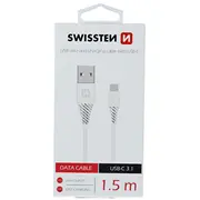 Swissten Basic Universāls Quick Charge 3.1 Usb-C Datu un Uzlādes Kabelis 1.5M  Sw-Ba-Typc-15M-Wh 8595217460171