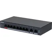Dahua Technology Dh-Cs4010-8Gt-110 network switch Managed L2 Gigabit Ethernet 10/100/1000 Power over Poe Black  Cs4010-8Gt-110 6937552480322 Wlononwcrtaj8