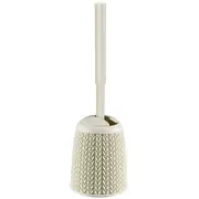 Tualetes poda birste ar turētāju Knit Oslash14X43Cm balts  0802004X64 3253922004008