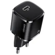 Usams Us-Cc124 tīkla lādētājs  20W Pd3.0 Usb-C melns Cc124Tc01 6958444929637 85044030