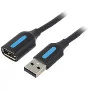 Usb 2.0 male to female extension cable Vention Cbibj 5M Black Pvc  6922794748538