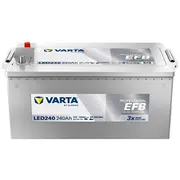 Varta Professional Dual Purpose  Efb Led240 12V 240Ah 1200A En, 518X276X242, 3/1 Ean4016987167090 7-932240120 4016987167090