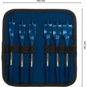 6 Spalvurbju komplekts 14/16/18/20/22/24 mm Bosch 2608900332  4059952534060