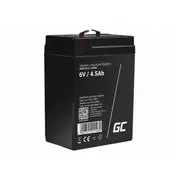 6V 4.5Ah akumulators  Agm Vrla 6 Volti, 4.5 ampērstundas Ah Klemmes tips T1 4.75Mm Csb-64.5 Agm02 3100000973667