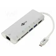 Adapter Usb 3.0 silver aluminium  Goobay-76788 76788