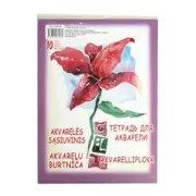 Akvareļu zīmēšanas albums Smlt A4 formāts,200 g,10 lapas  100-00258 4770644482284