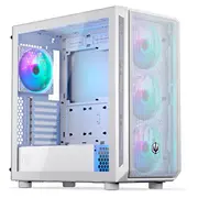 Endorfy Arx 700 Argb Pc-Gehäuse, Midi-Tower, Atx, Tempered Glass - inklusive 4X 140-Mm-Argb-Lüfter, weiß Ey2A017  5903018668482 Ob-Endr-0136