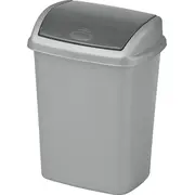 Atkritumu spainis Dominik 10L 20X25X36Cm sudraba  0805312877 3253925312247