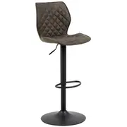 Bāra krēsls Naomi 45.5X50.5Xh116Cm melns/antracīta  Ac98964 5713941270825