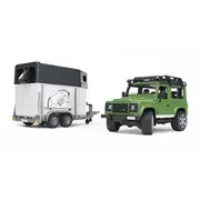 Bruder Professional Series Kraj Rover Defender with Horse Trailer 02592  4001702025922